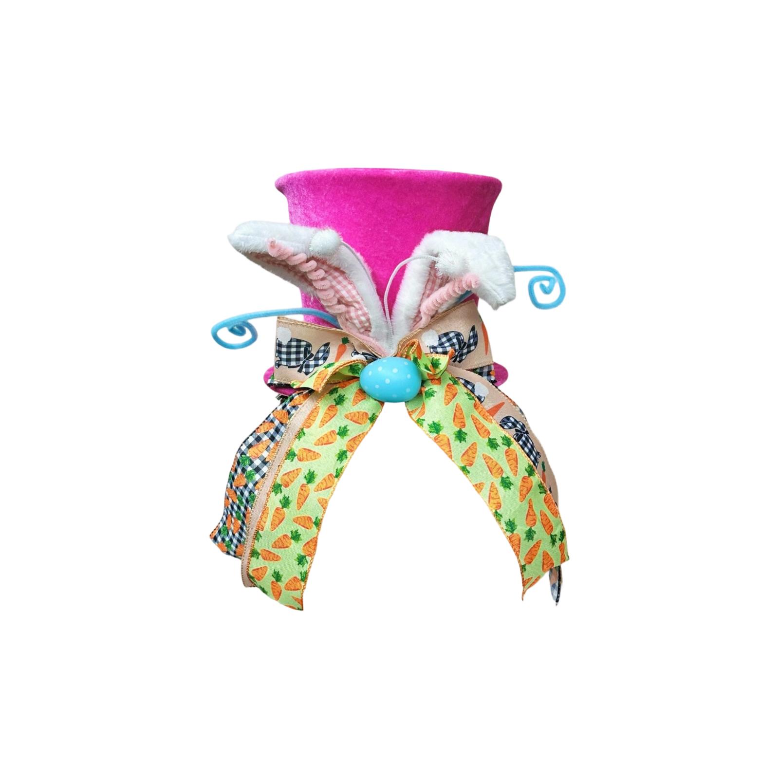 

Easter Decorations: Op Hat, Bow Tie, Tree Topper Star, Festive Atmosphere, Tree Decoration Props. One Size