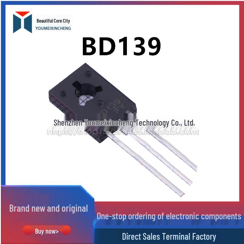 

BD139 NPN Power Transistor 1.5A/80V TO-126 Original