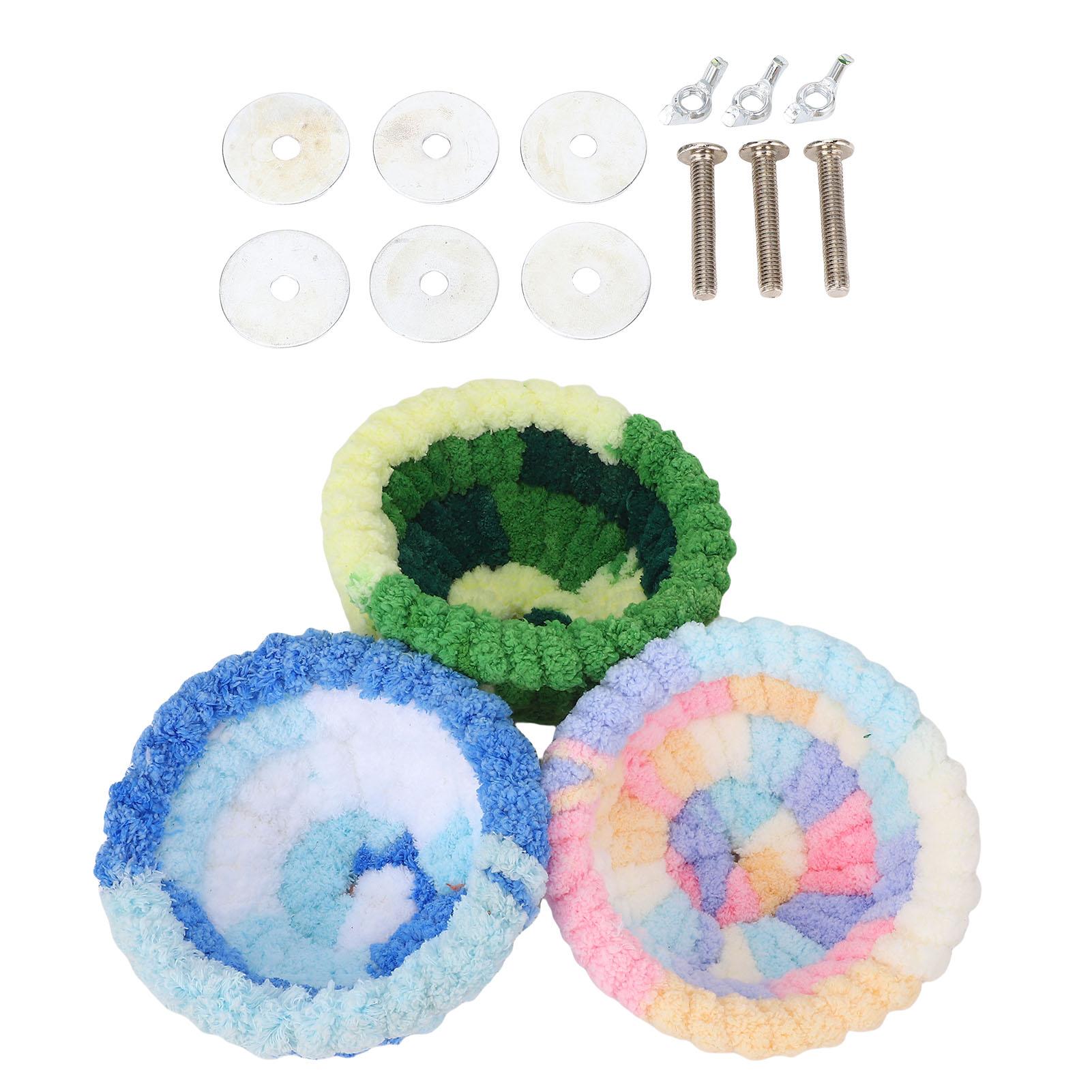 3Pcs Plush Bird Hanging Hammock Soft Warm Enhanced Comfort Stylish Look Cage Bird Sleeping Bed for Parrots