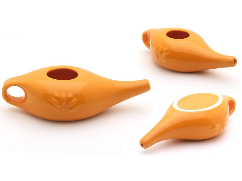 Keramický Neti Pot pro výplach nosu pro jógu a domácí péči o zdraví