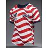 Men's Fashion 3D Printed Men's T-Shirt Round Neck Short Sleeve Trendy Street Wear