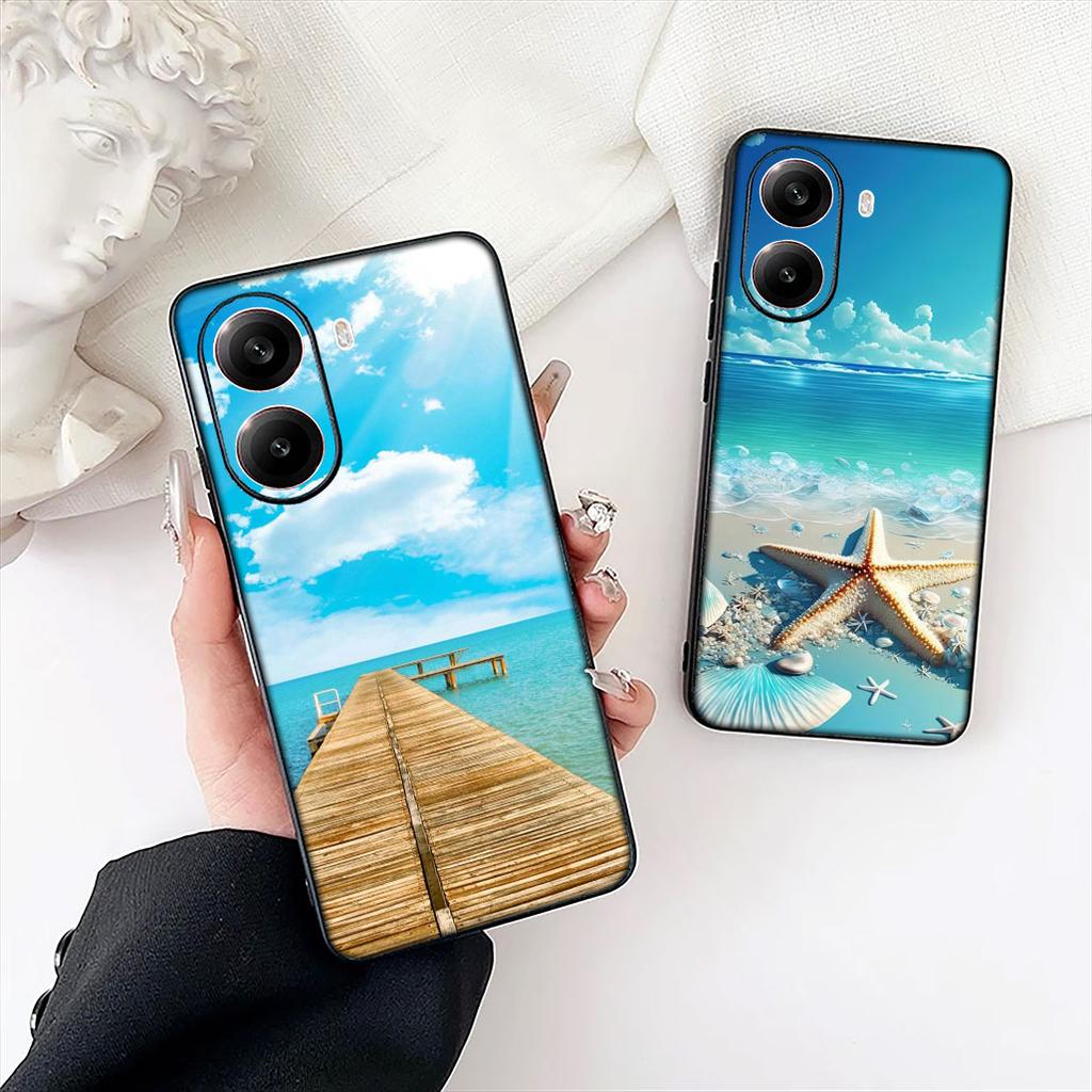 Sea Beach Travel Mountain Phone Cover for Samsung Galaxy Note 20 9 10 S8 S10 Lite S9 Plus A54 A53 A21S S10E A17 Protective Case