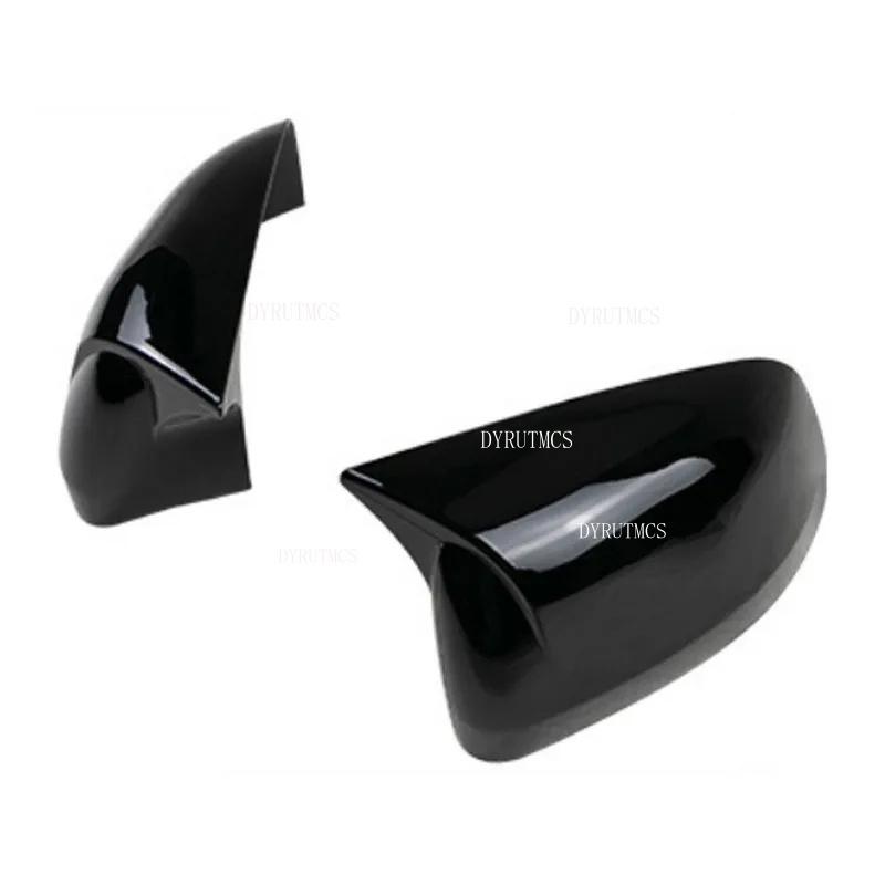 Car Rearview Side Mirror Cover Wing Cap For Jeep Grand Cherokee 2011- Exterior Door Rear View Case Trim Sticker Carbon Fiber