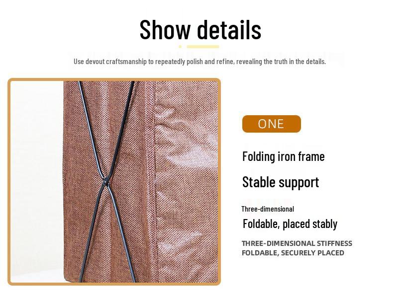 Foldable High-Value Dirty Laundry Basket for Clothing Storage