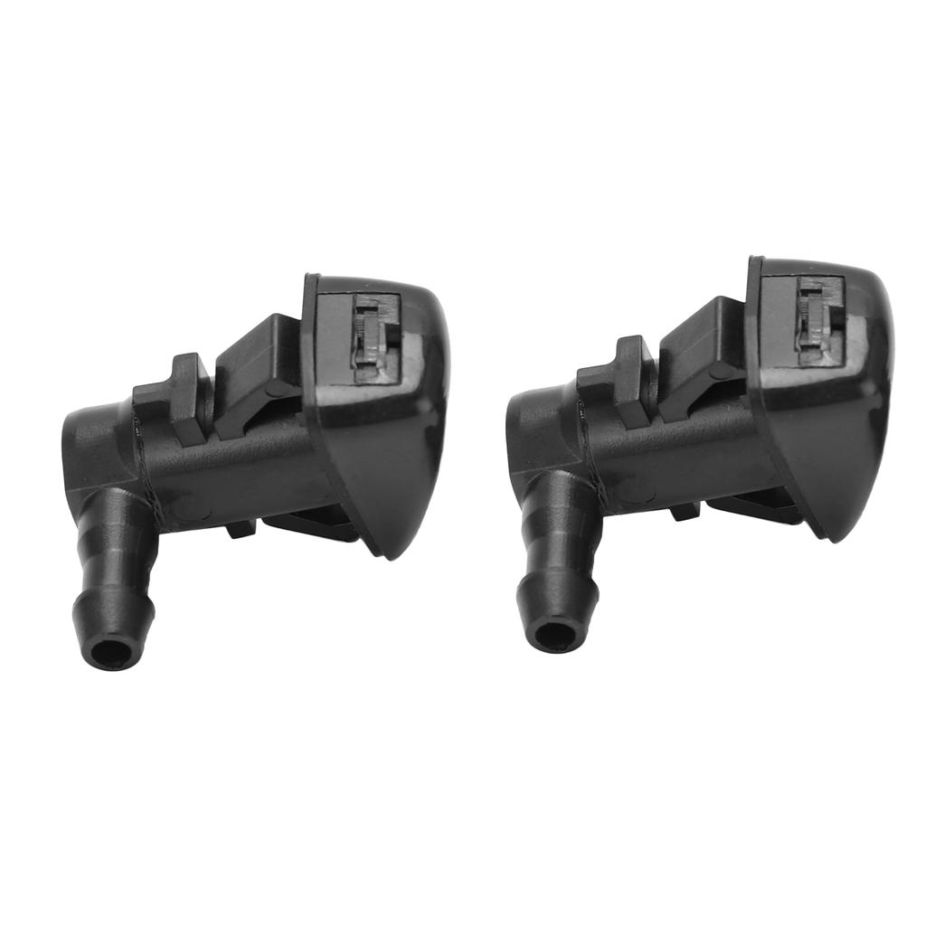 2pcs Windshield Washer Spray Jet Nozzle 986303X900 Black ABS Replacement for Rio 2011‑2016