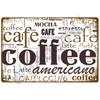 Vintage Coffee Can Painting Retro Wall Decor for Bar & Kitchen