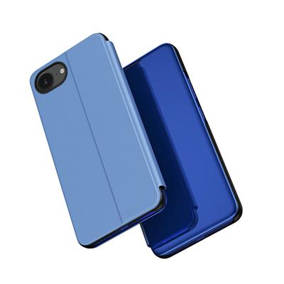 Etui Pokrowiec Z Klapką Na iPhone 16e Clear View Case - Niebieski