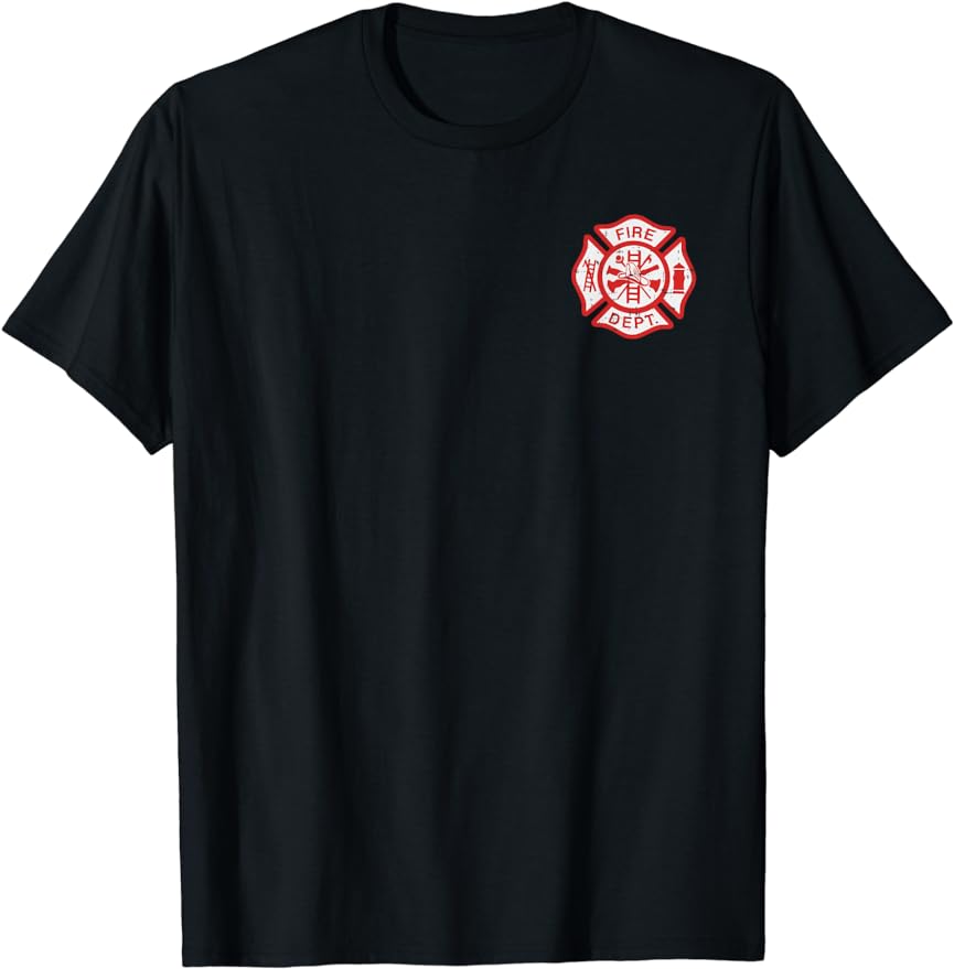 Fire Rescue Symbol: T-shirt for The Whole Family Uniform Unisex Style Shirts for Women Men Custom Printed Graphic T-shirts