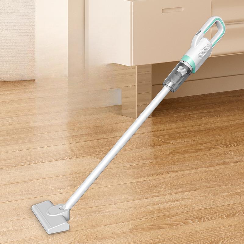 

Беспроводной пылесос для зарядки, бытовой ручной, большая мощность всасывания, инструмент для очистки от пыли, портативный маленький пылесос зелёный