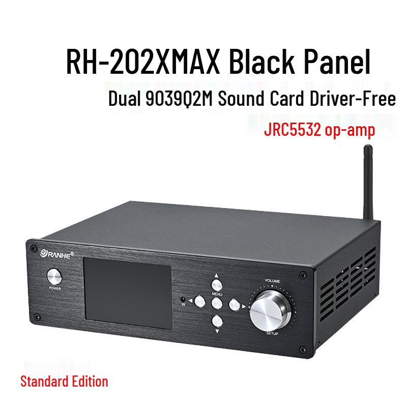 DSD Lossless HiFi Bluetooth 5.1 Music Player with USB and Turntable, DTS Dolby AC3 Decoding.