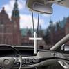 Rearview Mirror Car Styling Accessories Metal Cross Car Pendant Metal Pendant Jesus Christian