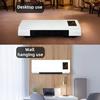 Small Air Conditioner with Remote Control Digital Display Heating Function Silent Operation Wall Mount AC Unit Room Warmer