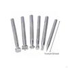 6 Pieces Leathercraft Stamping Tools DIY Craft Leather Stamp Tool Set Clear Patterns Carving