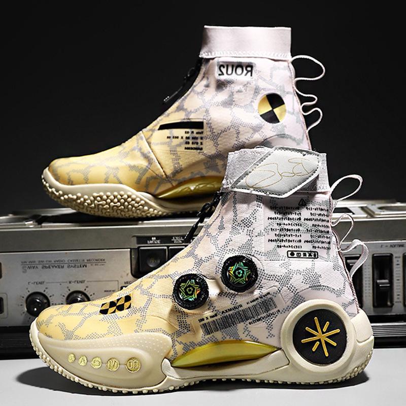 

Мужские баскетбольные кроссовки Wade 9 High-Top с вращающейся пряжкой и карбоновой пластиной 43