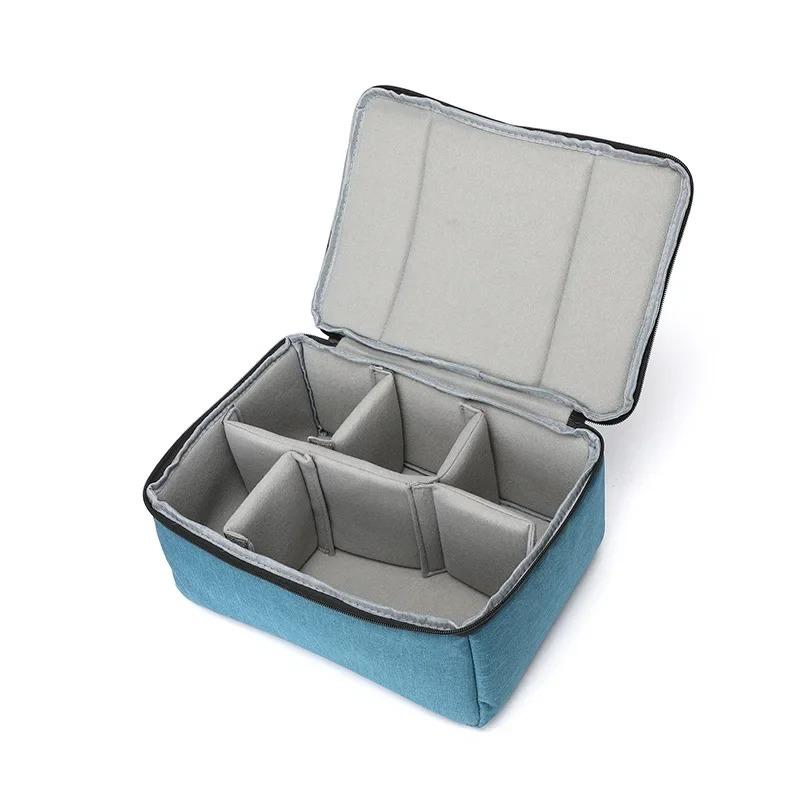 Waterproof Camera Bag Oxford Insert Photography Organizer Removable Partition Dividers Storage Case Fit Canon Nikon Sony Dslr