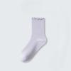 Female Spring and Autumn Cotton All Kinds of Wooden Ear Side Loose Mouth Breathable Boneless Tube Pile Socks