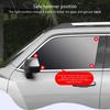 Automotive Safety Hammer Emergency Escape Rescues Tool Featuring Window Breaker & Seatbelt Cutter for Quick Vehicle Exit