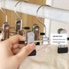 Non-Slip Mini Pants Clips for Baby Skirts - Stainless Steel, Multi-Functional, Non-Marking Design for Hanger Use