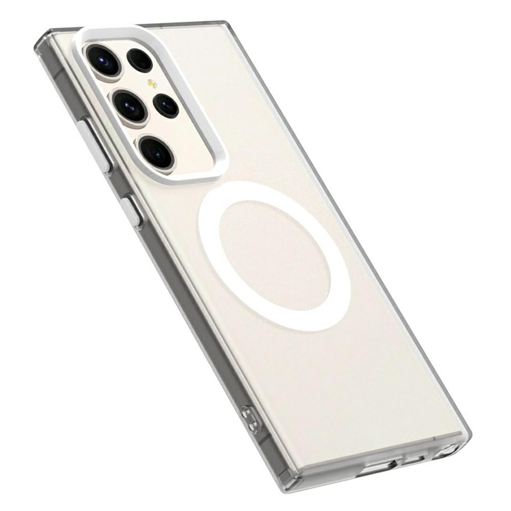 Candy Series For Samsung Galaxy S23 Ultra Case Compatible with MagSafe PC+TPU+PET Anti-Drop Phone Cover
