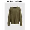 UR2026 Men's Amber Flow Plush Round Neck Knit Sweater