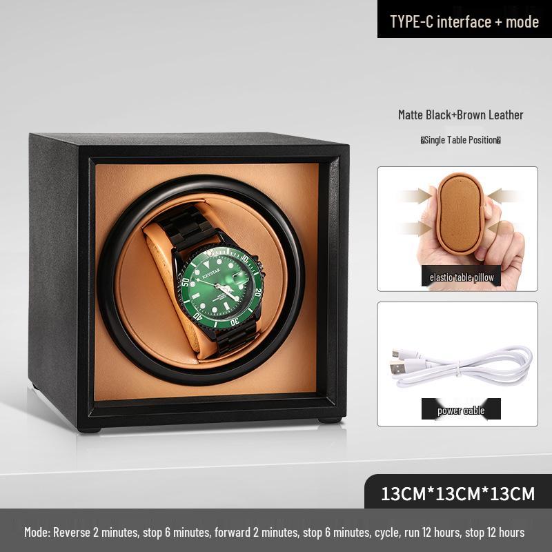 Mechanical Watch Winder and Display Box for Home