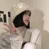 Hat Winter Trend Women's Twist Versatile Outdoor Pullover Hat Small Wool Hat for Primary School Students Warm Knitted Hat