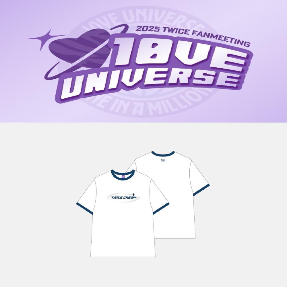 Pre-order 2025 TWICE FANMEETING 10VE UNIVERSE T-shirt