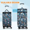 Telescopic Trolley Bag Supermarket Shopping Bag Folding Portable Lightweight Universal Wheel Travel Bag