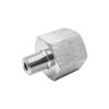 Stainless Steel M18x1.5 Female To R1/8 BSPT Male Threaded Adapter Reducer
