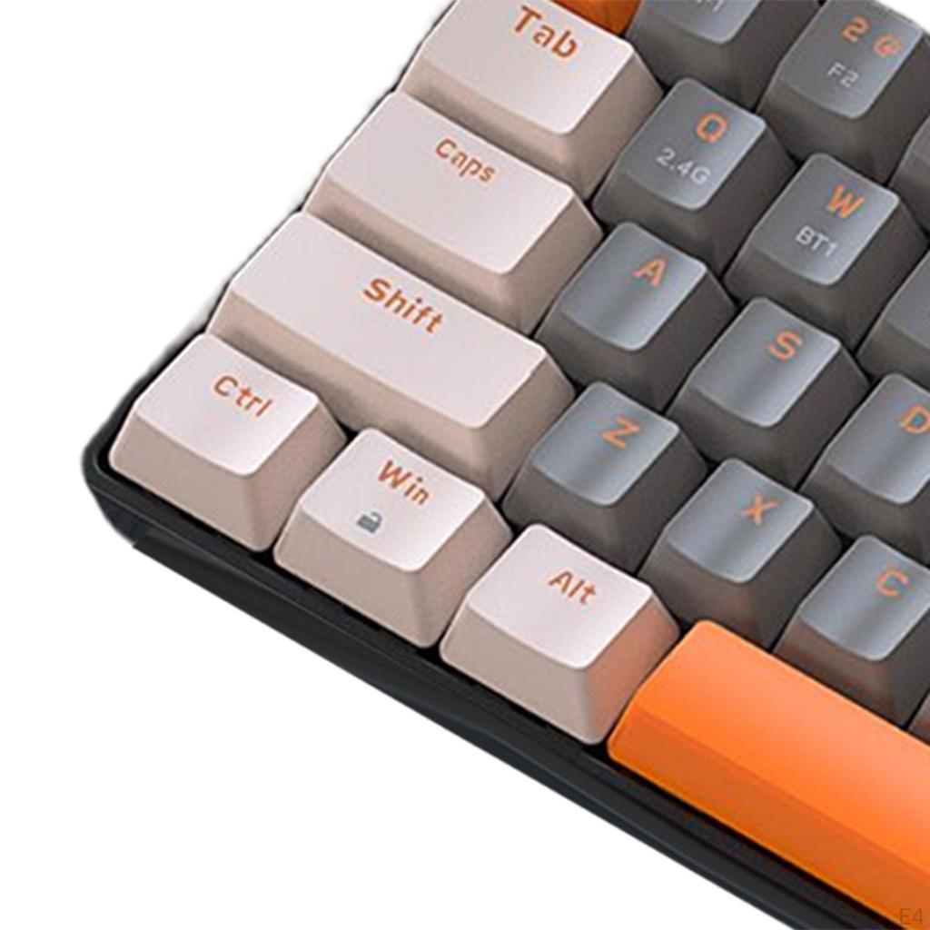 Mechanical Gaming Keyboard Portable Ergonomic Type C Interface Smooth Quick Response Professional