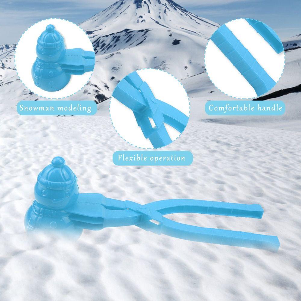 Outdoor Snow Shovel Snowball Maker Mold Sand Making Mould Bear Snowball Clip Duck Snowball Clip