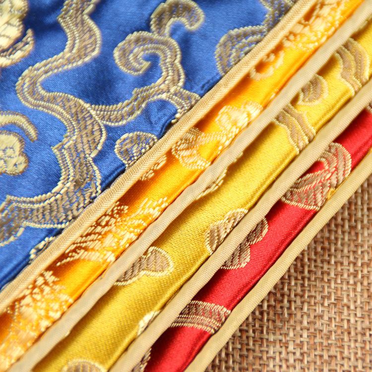 24x34 Vysoce kvalitní buddhistický sutrový vak - Odolný strážce pokladů Dharmy