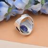 Sodalite - Minas Gerais 925 Sterling Silver Ring V5622, Blue Ring, Oval Ring, Valentin's Day Gift, Gift For Her, Birthday Gift, Handmade Jewelry, Silv