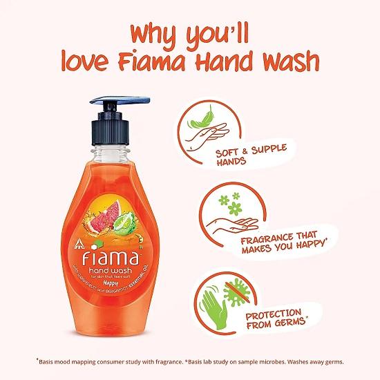 Fiama Happy Moisturising Hand Wash Grapefruit and Bergamont 400ml