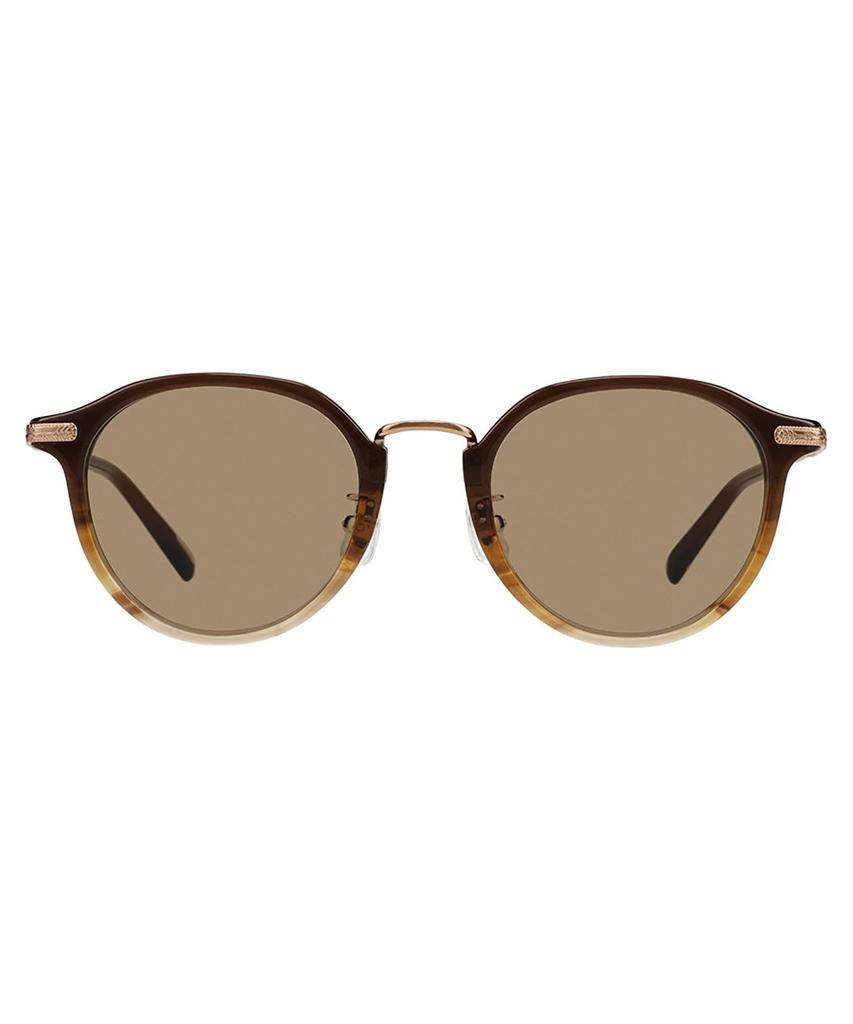 sunglasses UNITED ARROWS Crown colored thick UV unisex [Zoff] Boston-style (Brown (gradient) - ZO261G01_48A1) Panto, metal, lenses, frame, stylish,