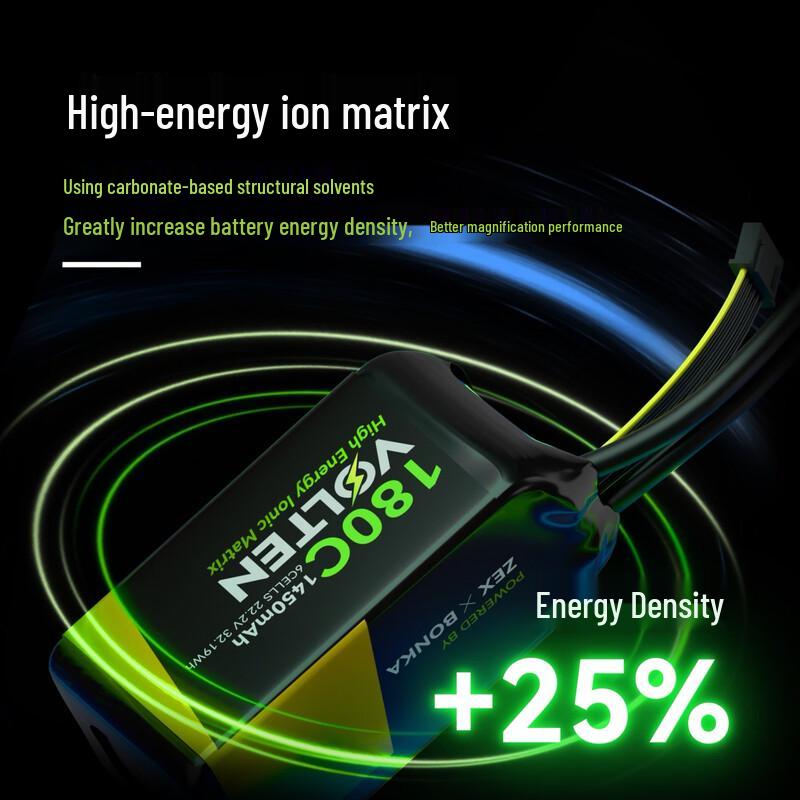 ZEXFPV 6S 1550mAh 180C LiPo Battery for FPV Drones