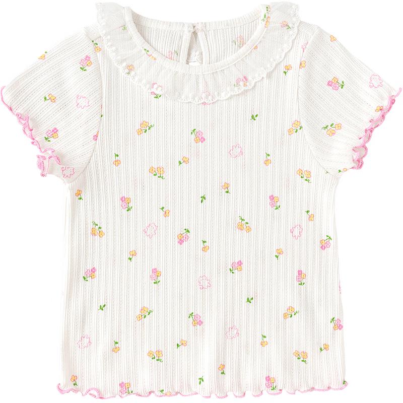 Balabala Baby Girl's Short Sleeve T-Shirt