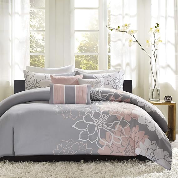 

Cotton Floral Duvet Set with Ruffle Edge for All-Season Comfort