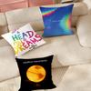 Rock Band CColdplayMoon Pillow Case Suitable For Bedrooms Living Rooms Cars Home Decoration