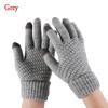 Elastic Full Finger Gloves Warm Thick Cycling Driving Women Men Winter Warm Knitted Woolen Outdoor Gloves