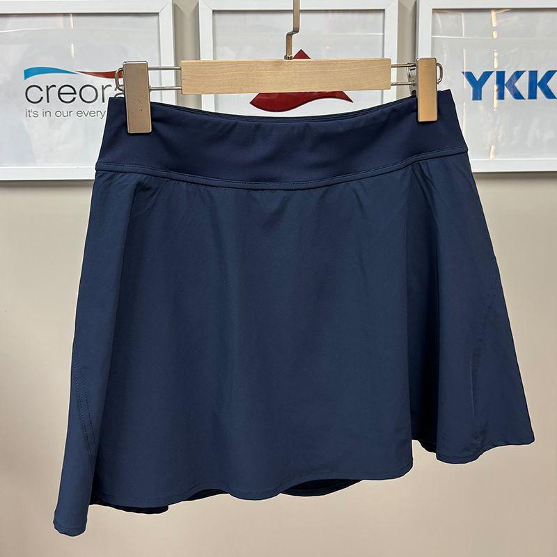 Lu Same Sports Skirt for Women 2025 New Arrival Ice Quick-Drying with Lining Fake Two-Piece Tennis Skirt Yoga Skirt