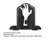 Halloween Napkin Holder, Wood Tombstone Hand Napkin Holder, Decorative Paper Towel Stand for Kitchen Dining Table Party Decor