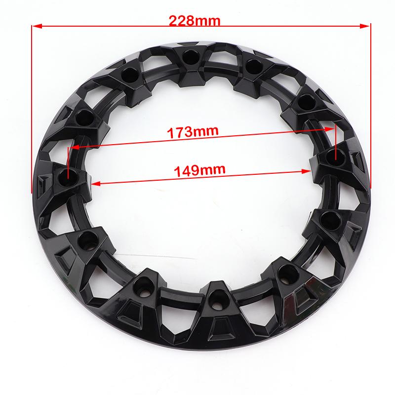 OPGT 8 Inch Wheel Trim Hub Protection Decor Rim Cap Plastic Cover Tires For ATV Go Kart Dune Buggy Quad Bike 4 Wheeler Vehicle