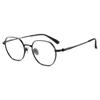Retro Japanese Titanium Small Frame Myopia Glasses: High-Prescription, Polygonal, Wide Rim for Small Faces