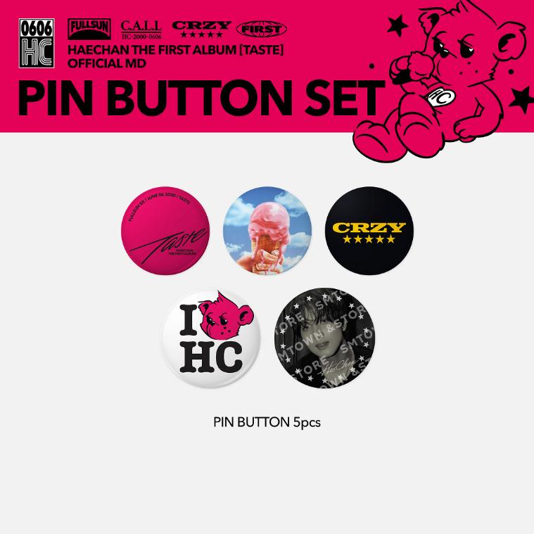

Pre-order HAECHAN The First Album TASTE Pin Button Set