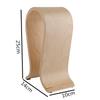 Universal U Shape Wooden Headphones Stand Holder Wooden Headset Desk Display Shelf Rack Hanger Bracket for Headphones