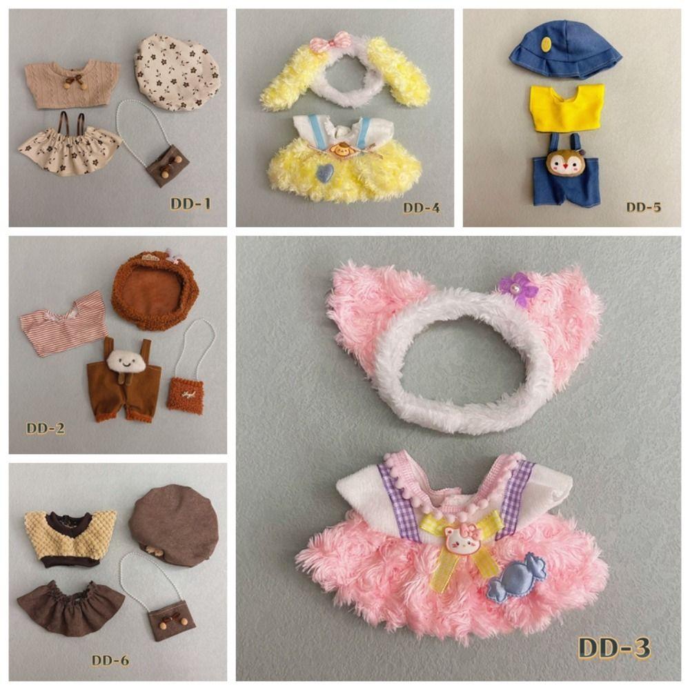 

Linabelle 20CM Doll Western Suit Kuromi DIY Handmade Doll Clothes Kids Girls Toys style 18