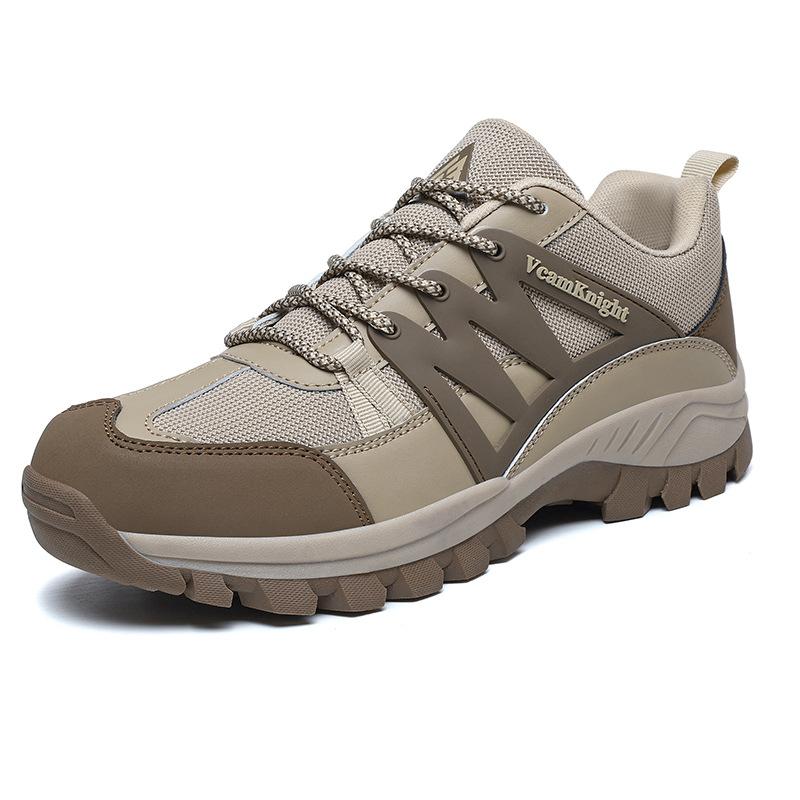 New men's shoes men's outdoor hiking shoes breathable and wear-resistant fashion casual sports shoes platform versatile