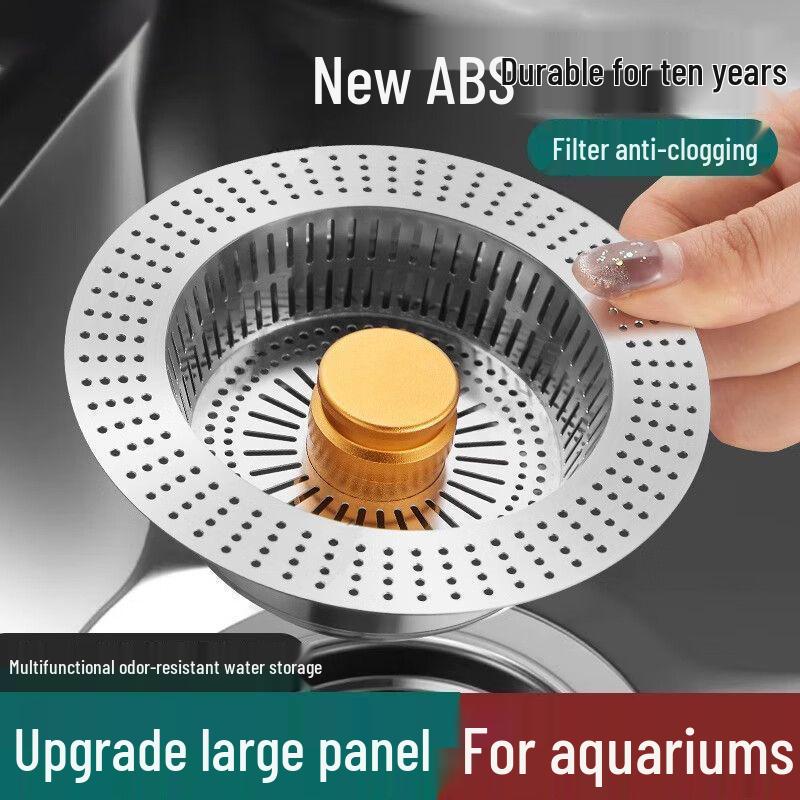 Universal ABS Pop-Up Floor Drain and Kitchen Sink Filter Screen