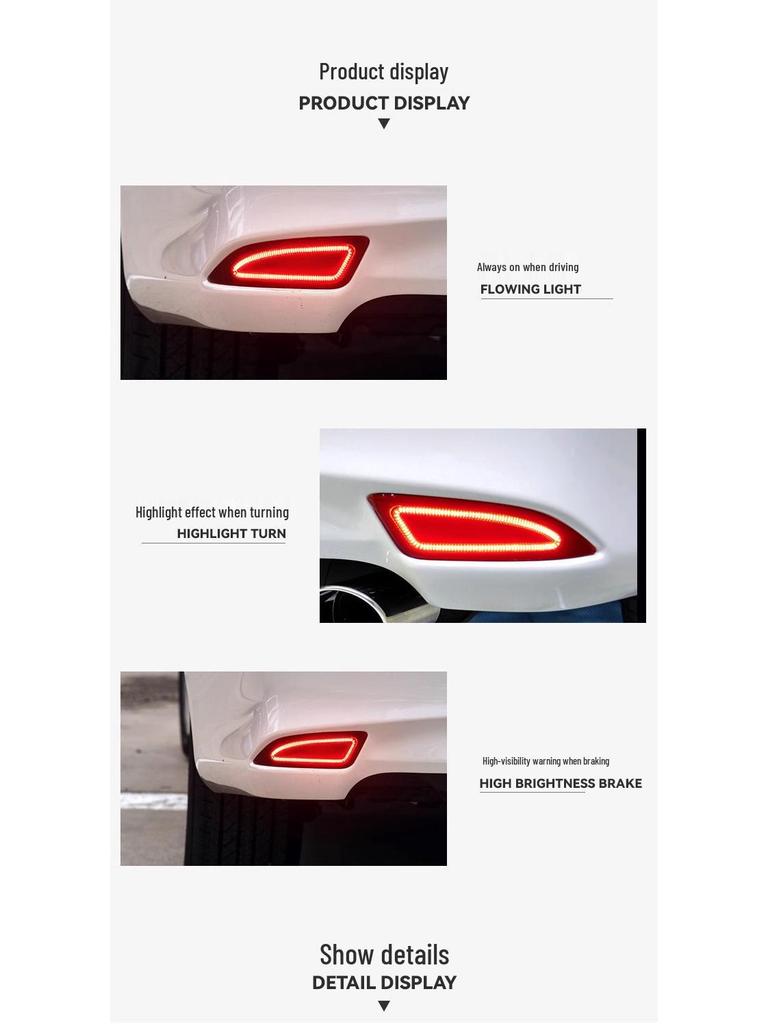 LED Rear Bumper Lights for 2015-2017 Toyota Camry - Tail Lights, Fog Lights, and Turn Signals